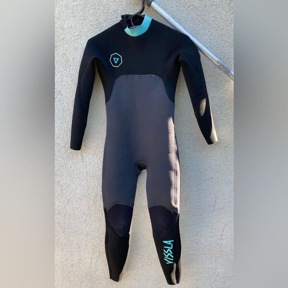 VISSLA 7 SEAS 3/2 BOYS BACK ZIP FULL SUIT size 12